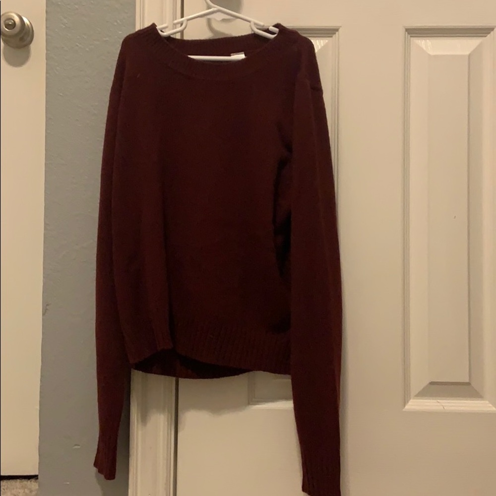 Burgundy Sweater
